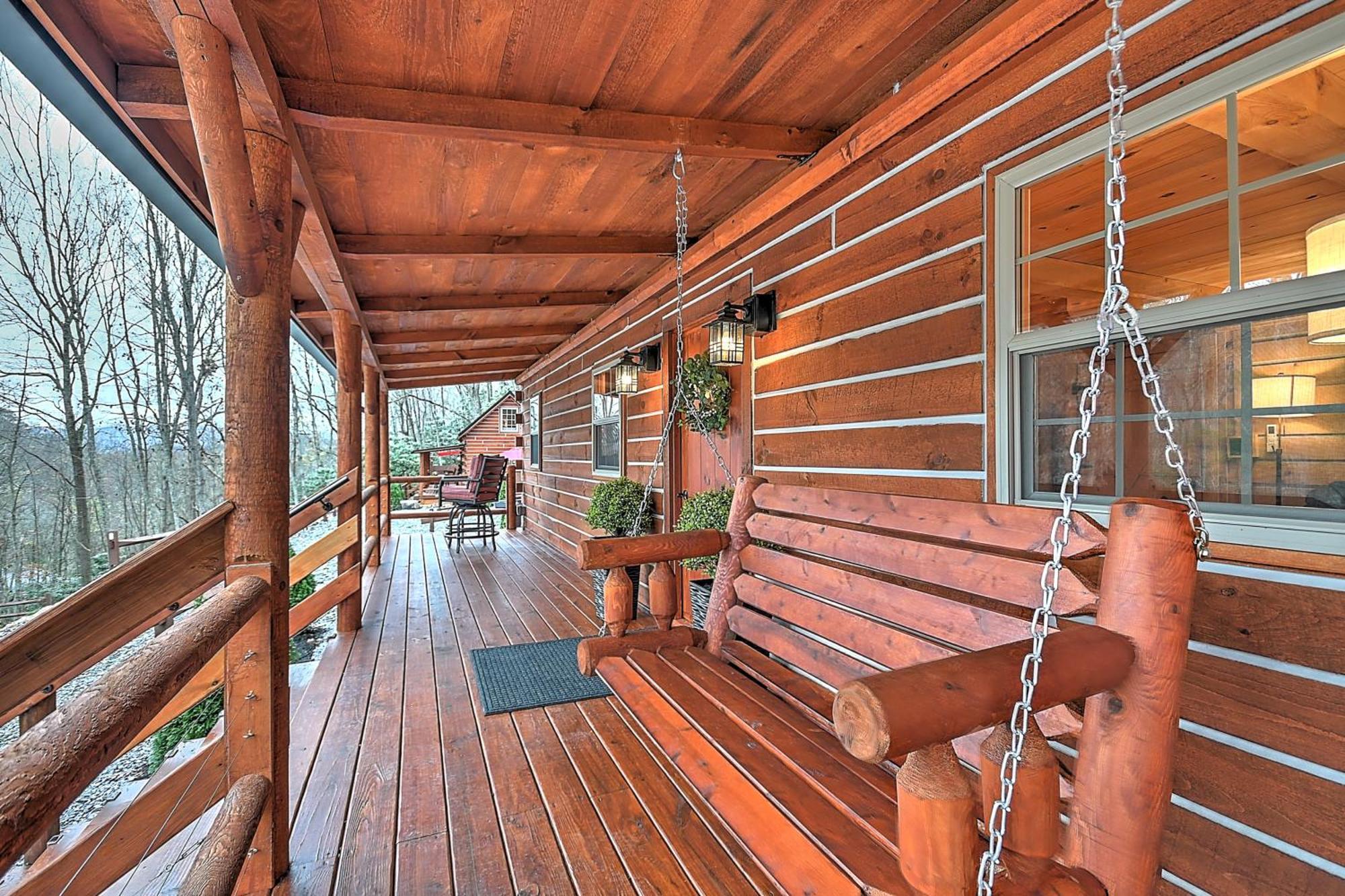 Monarch Mountain Cabins Cabin A Tennessee Thyme Elizabethton Eksteriør billede