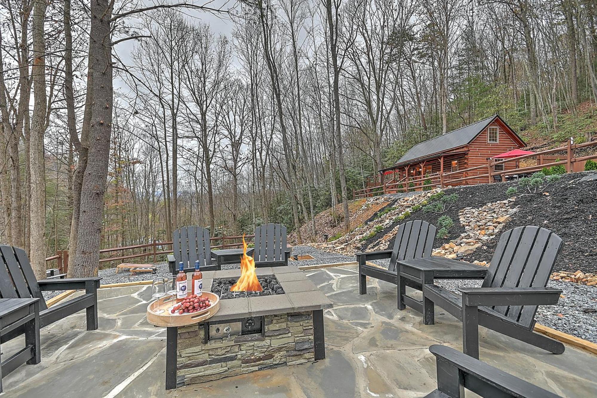 Monarch Mountain Cabins Cabin A Tennessee Thyme Elizabethton Eksteriør billede