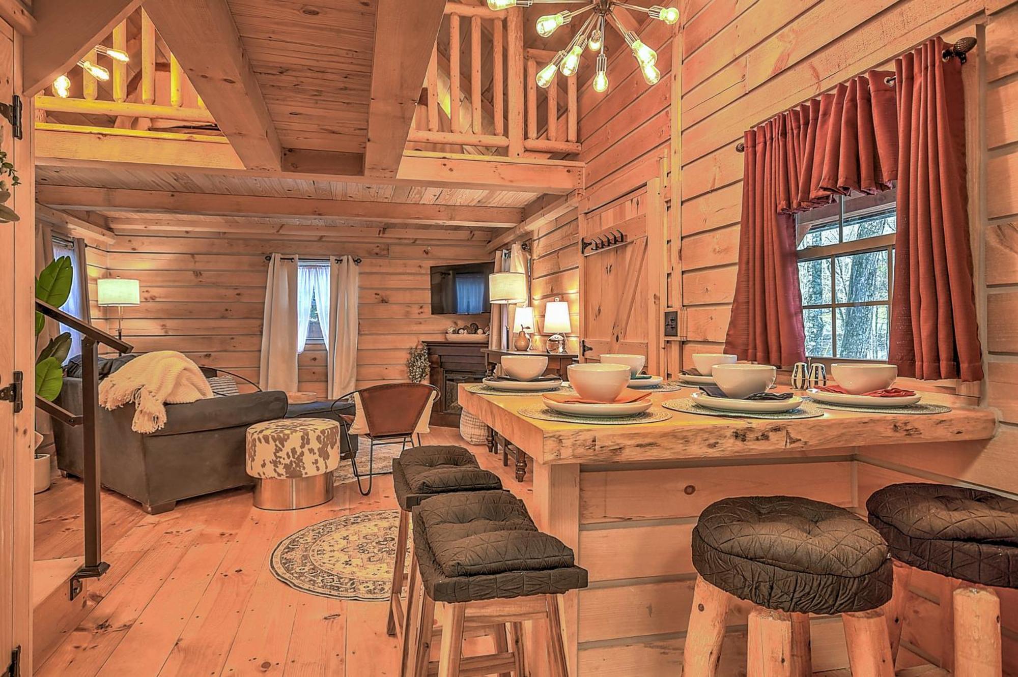 Monarch Mountain Cabins Cabin A Tennessee Thyme Elizabethton Eksteriør billede