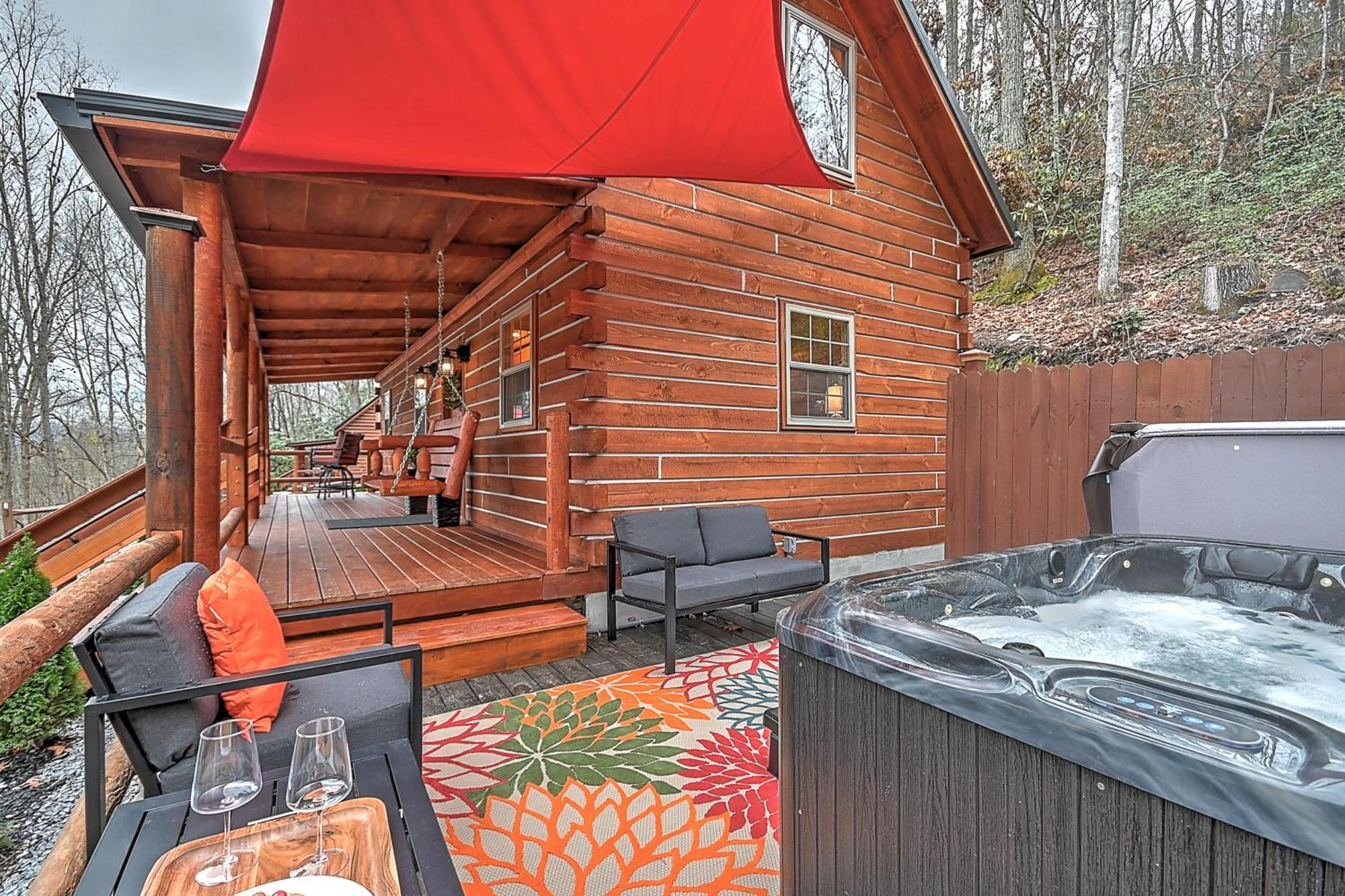 Monarch Mountain Cabins Cabin A Tennessee Thyme Elizabethton Eksteriør billede